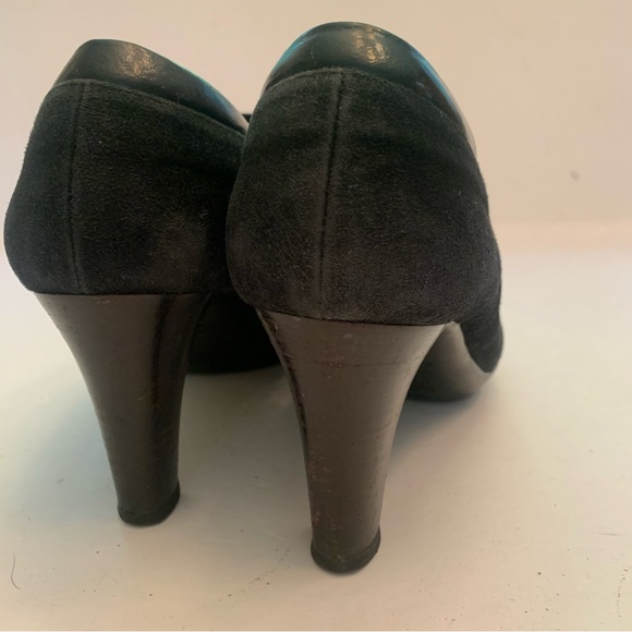 Aquatalia Made in Italy Water Resistant Blue Suede Booties - Picture 5 of 13